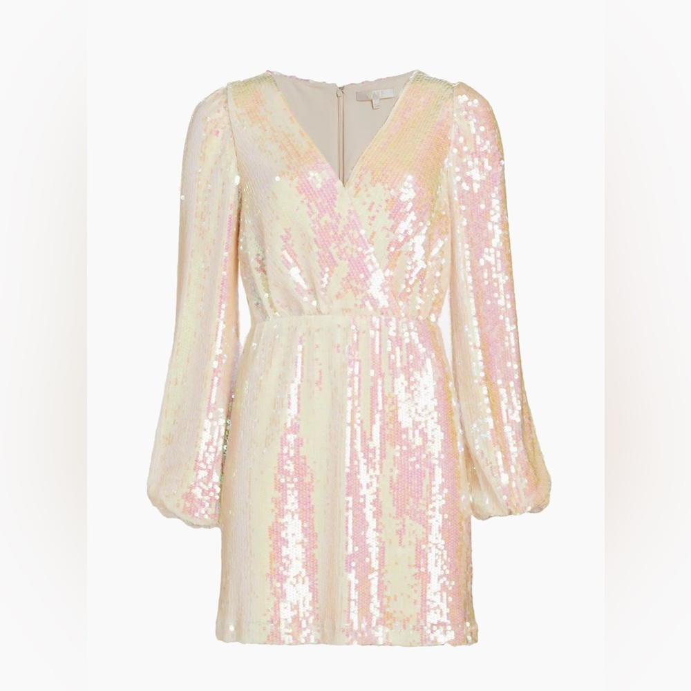 Wayf Sequin Long Sleeve Mini Dress - NWT!